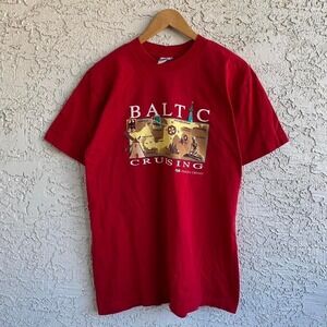 Vintage Baltic Cruising Europe Princess Cruises 90s T-Shirt Size L